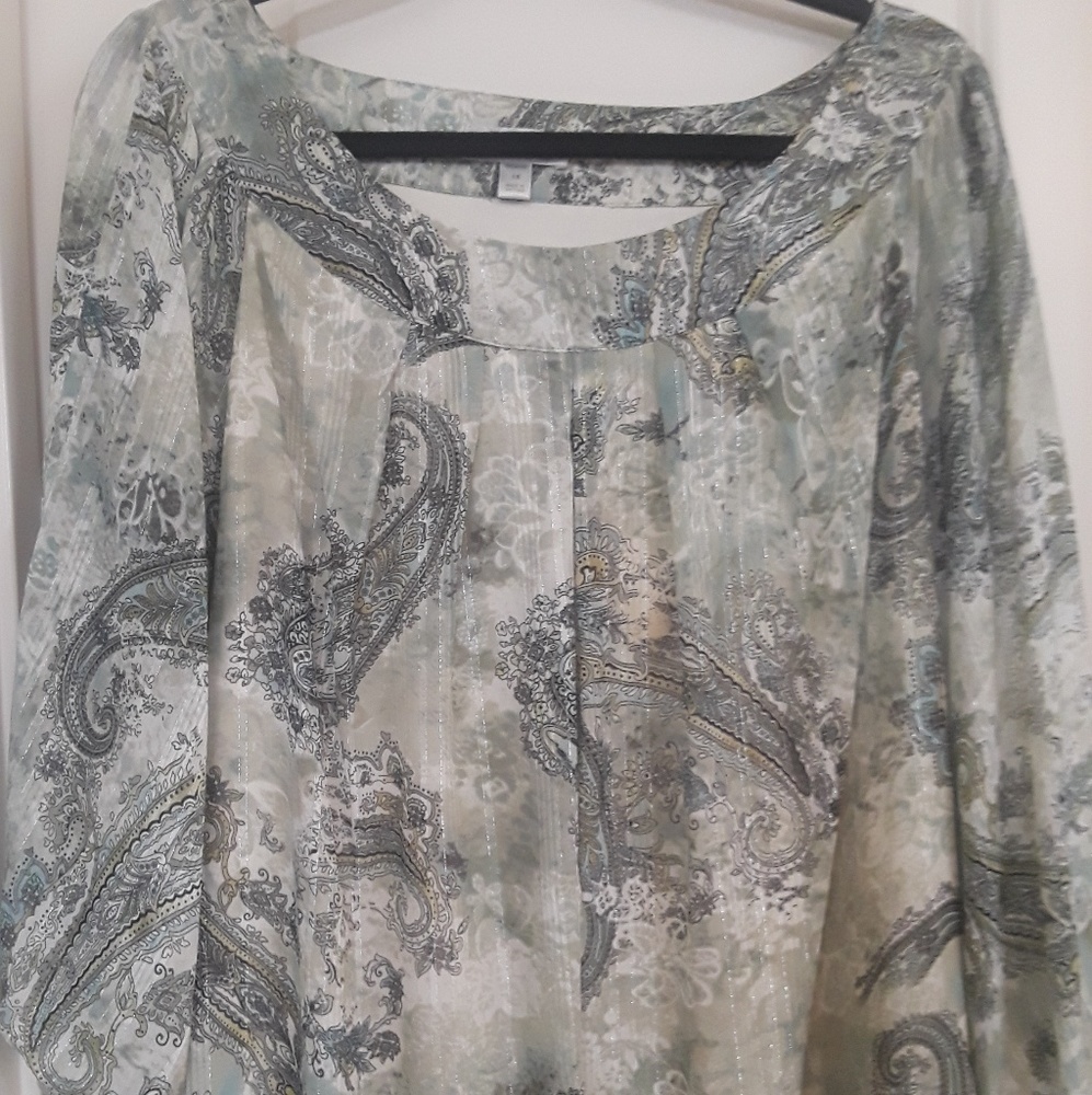 Dress Barn Lined Dressy Top